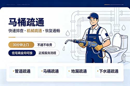 清镇马桶疏通