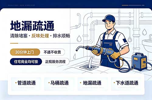 清镇地漏疏通