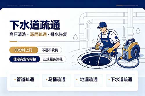 清镇下水道疏通
